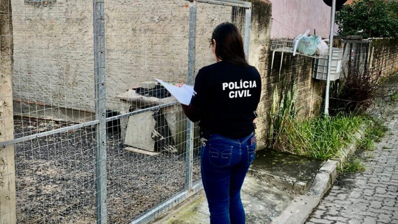 POLÍCIA CIVIL FISCALIZA LOCAIS DE MAUS TRATOS CONTRA ANIMAIS DOMÉSTICOS EM OSÓRIO