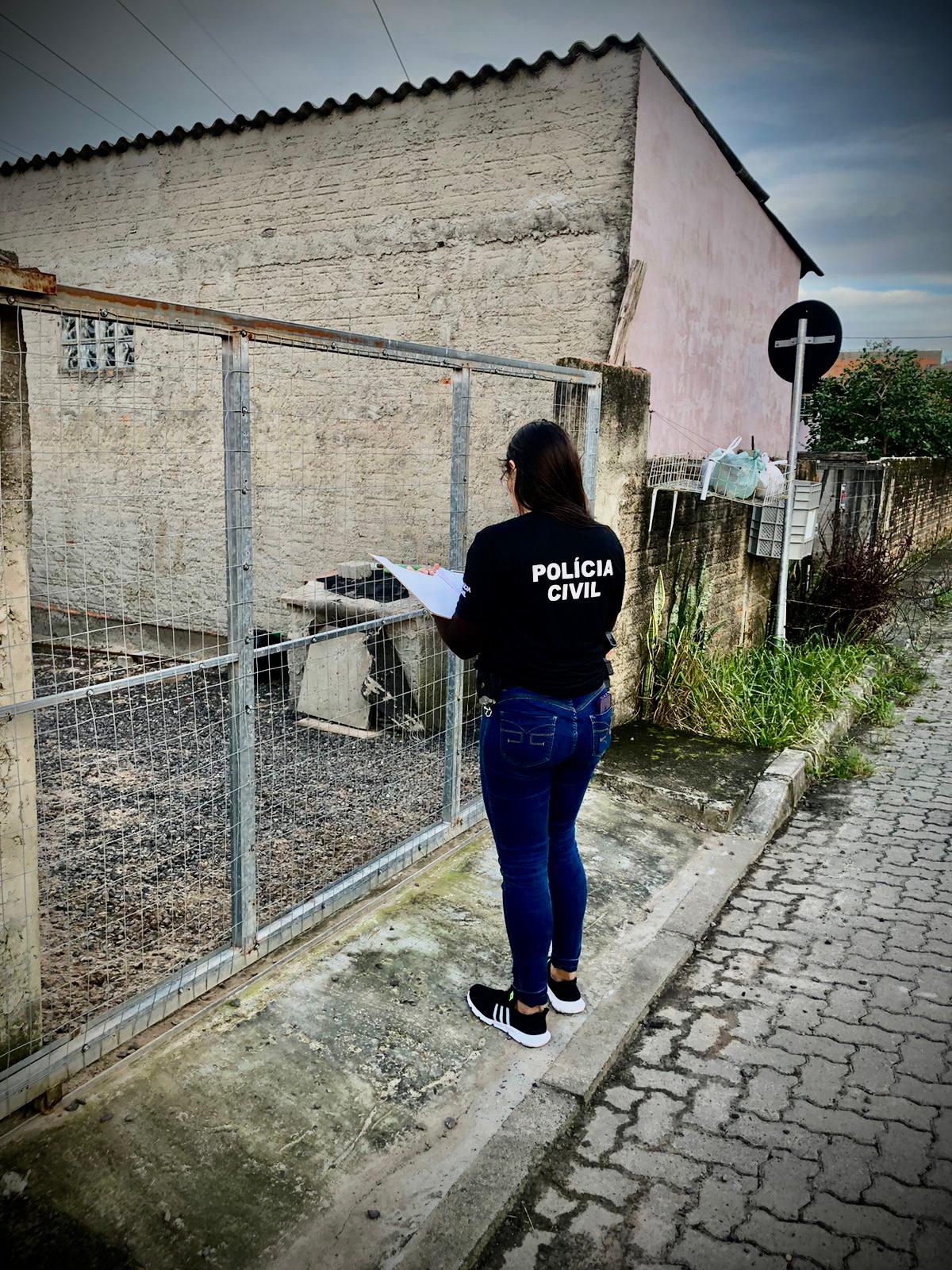 POLÍCIA CIVIL FISCALIZA LOCAIS DE MAUS TRATOS CONTRA ANIMAIS DOMÉSTICOS EM OSÓRIO
