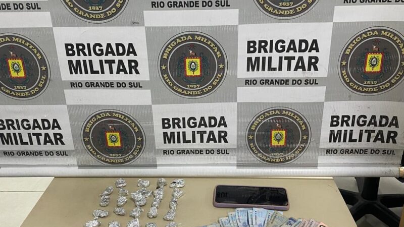 BM prende homem por tráfico de drogas em Tramandaí