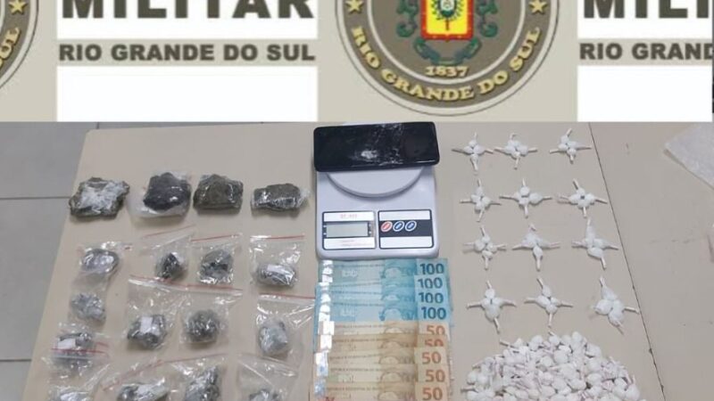 Homem é preso por tráfico de drogas em Tramandaí