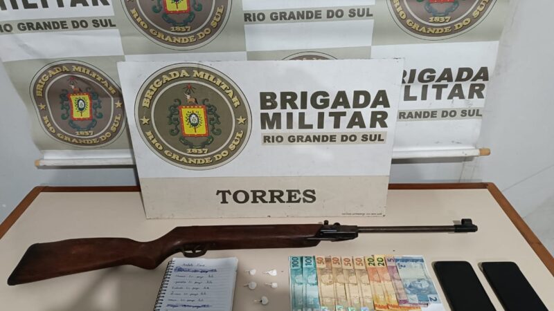 Homem é preso por tráfico de drogas em Torres