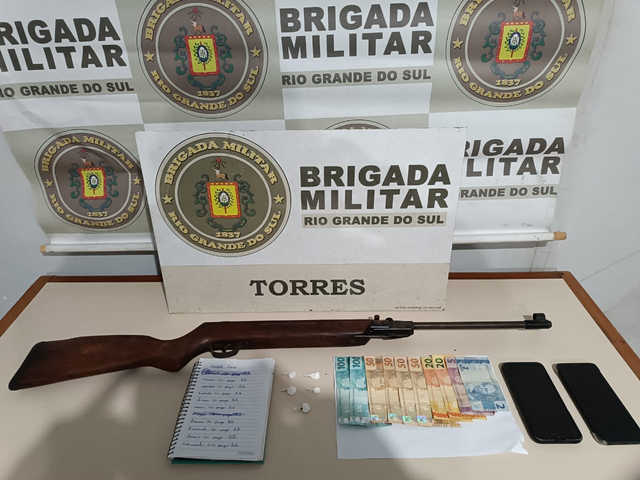 Homem é preso por tráfico de drogas em Torres