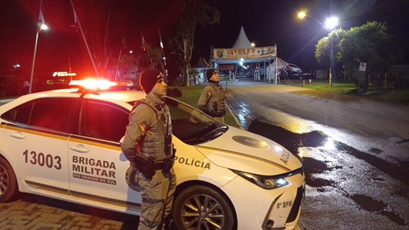 BM realiza policiamento durante o 40⁰ Rodeio Crioulo Internacional de Osório