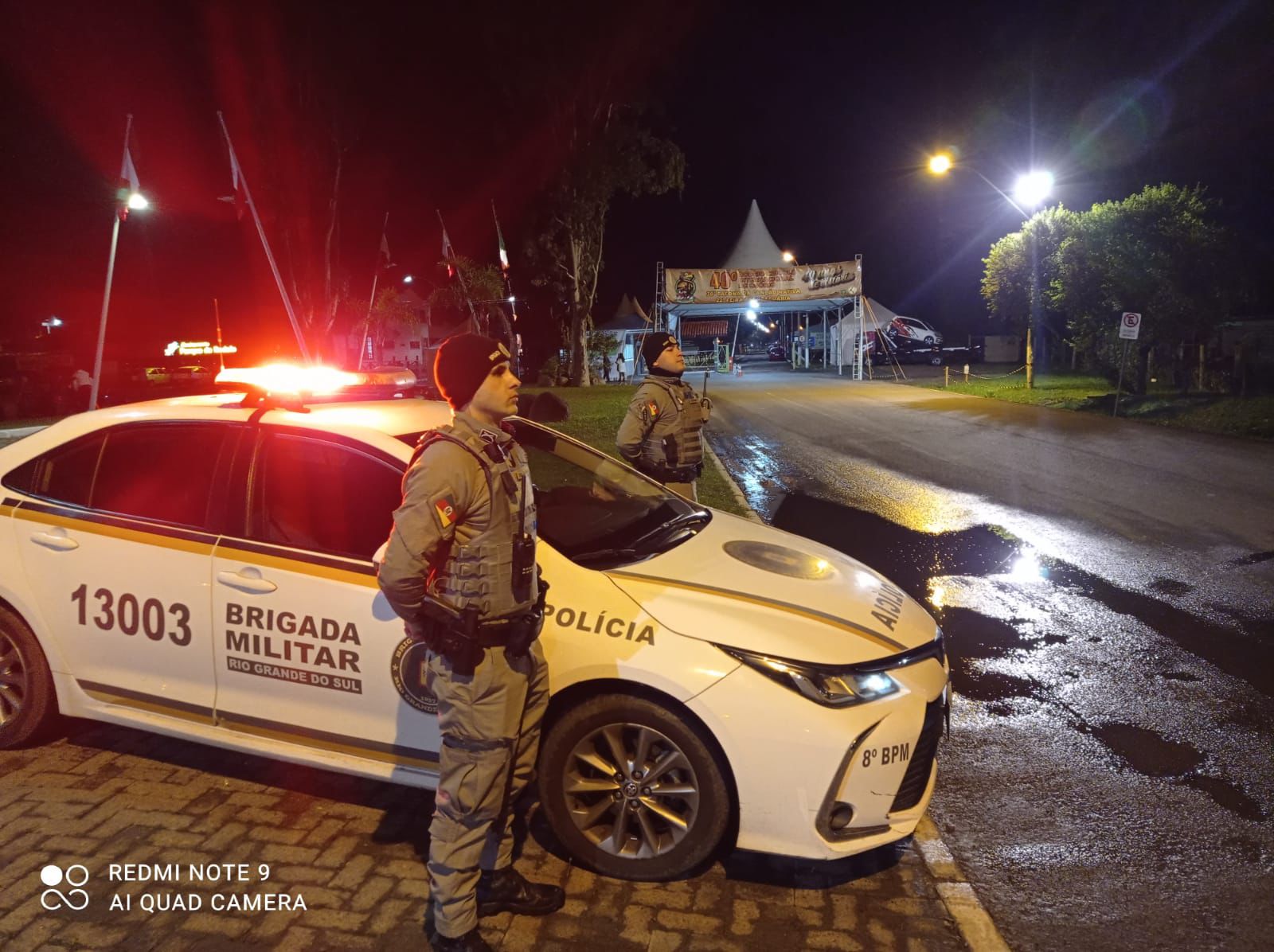 BM realiza policiamento durante o 40⁰ Rodeio Crioulo Internacional de Osório