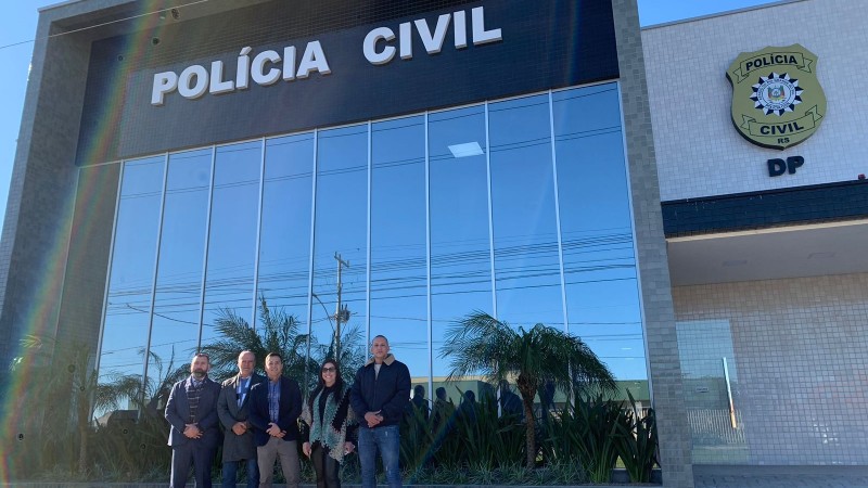 Secretário da Segurança Pública e Subchefe de Polícia fazem visita técnica às novas instalações da DPPA e DP de Tramandaí