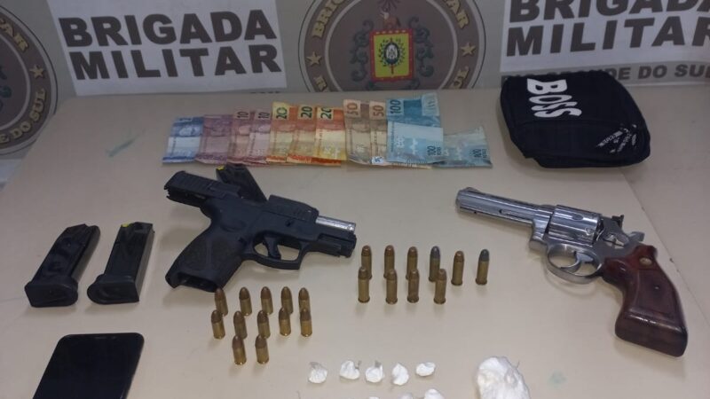 Homem é preso com armas e drogas em Tramandaí