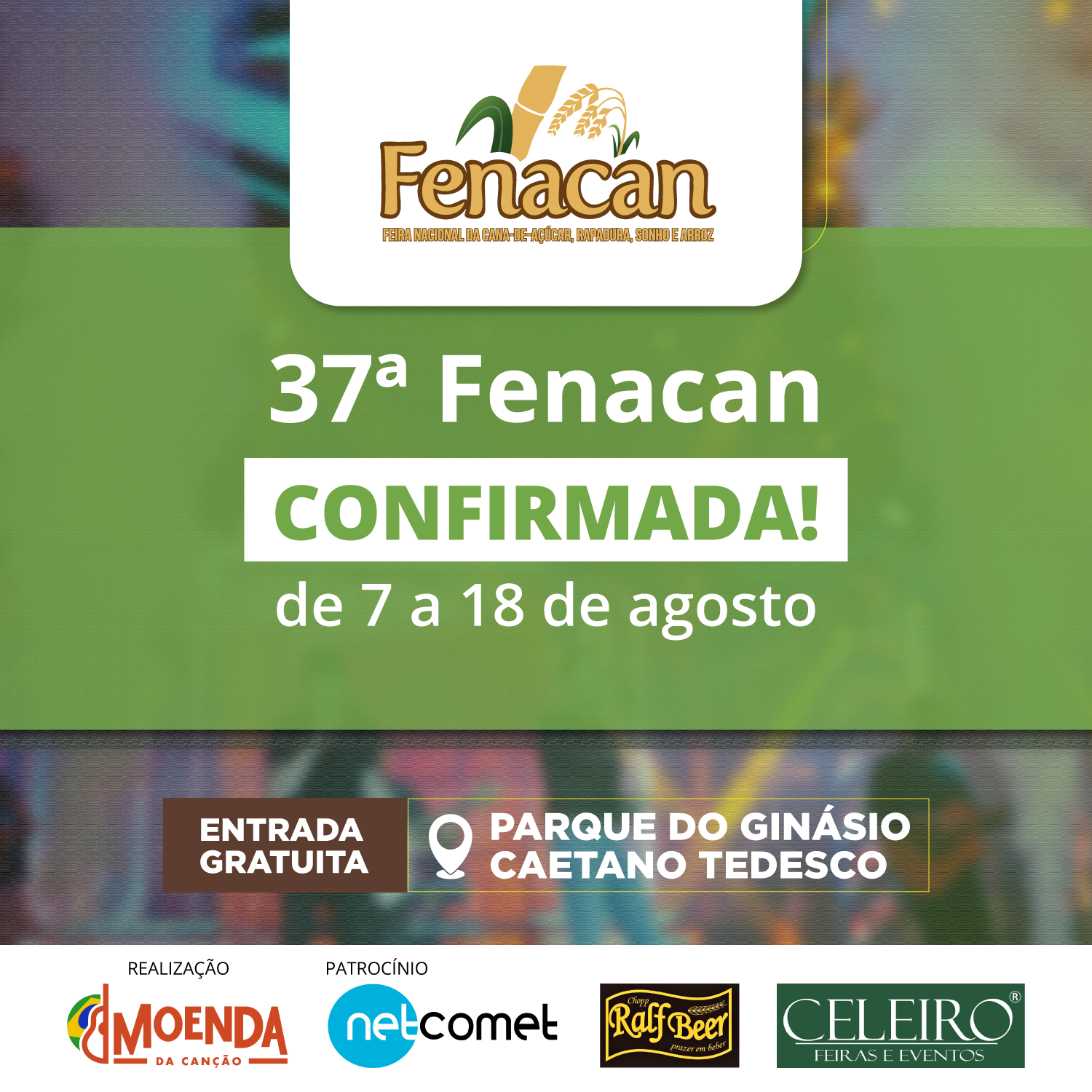 Está confirmada a 37ª FENACAN