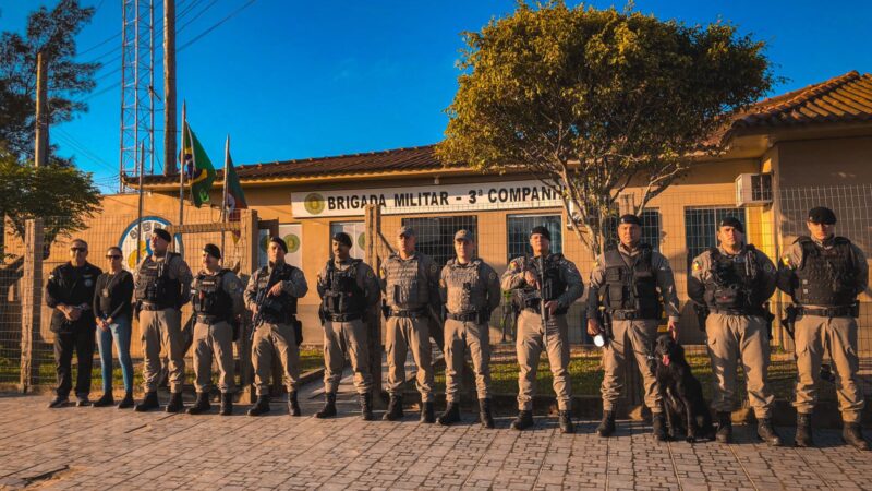 8º BPM deflagra Operação Força Tática em Cidreira e Balneário Pinhal