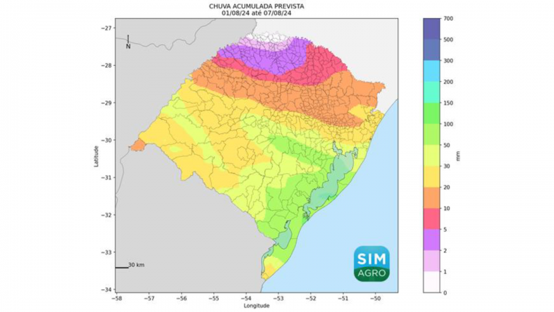 Tempo deve mudar a partir do fim de semana no RS