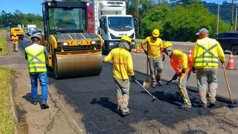 Obras e serviços: EGR promove intervenções em oito rodovias nesta semana