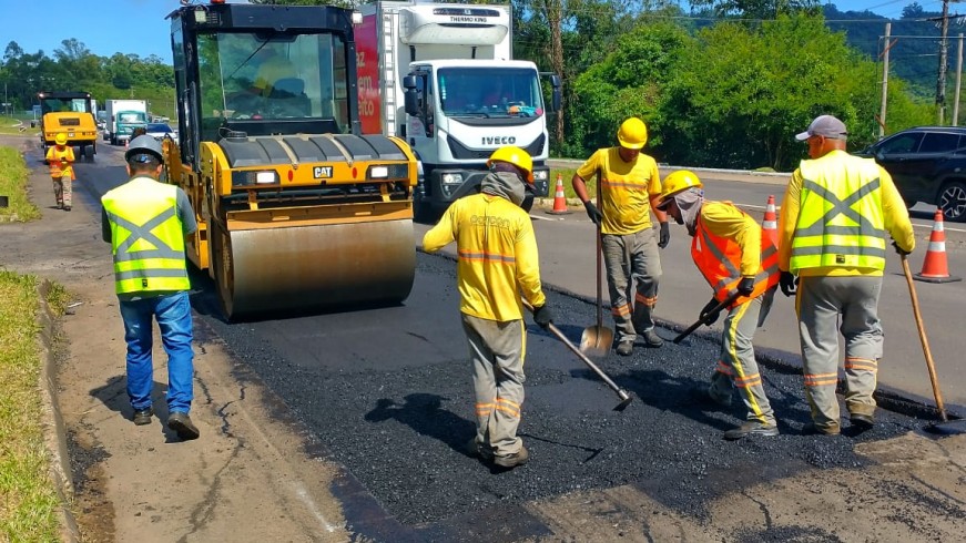 Obras e serviços: EGR promove intervenções em oito rodovias nesta semana