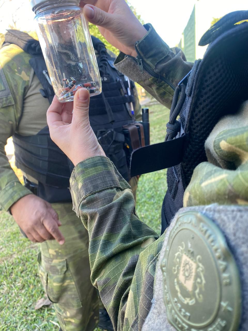 Brigada Militar resgata serpente no Litoral Norte