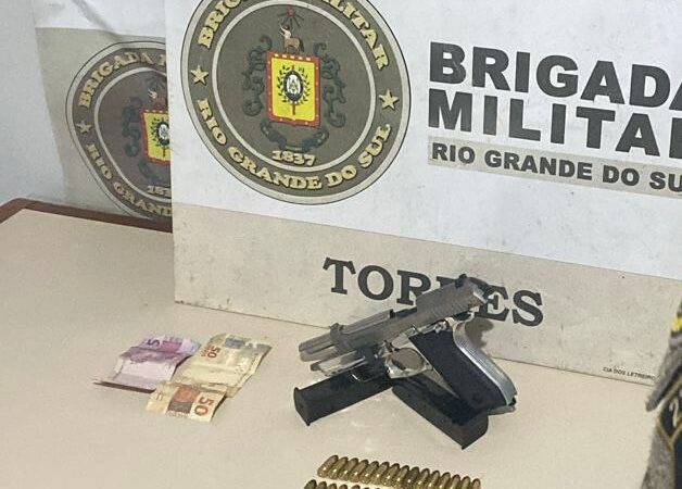 Homem é preso com arma de fogo em Torres