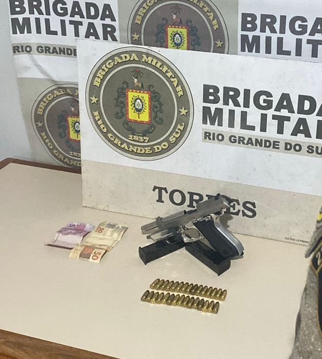 Homem é preso com arma de fogo em Torres