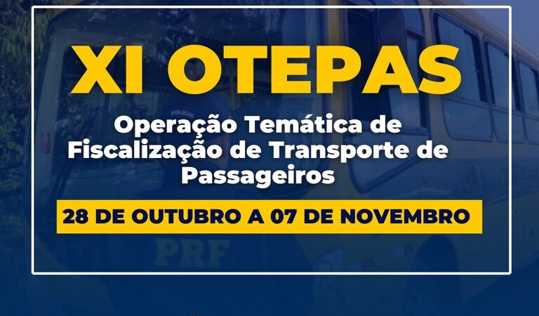 PRF lança a XI Operação Temática de Fiscalização Transporte de Passageiros em Osório/RS