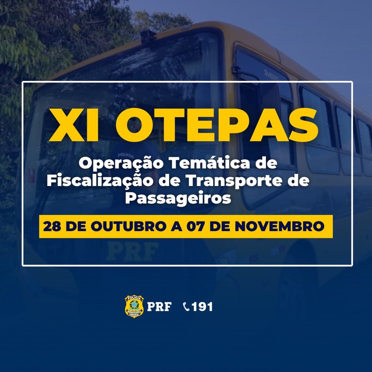 PRF lança a XI Operação Temática de Fiscalização Transporte de Passageiros em Osório/RS