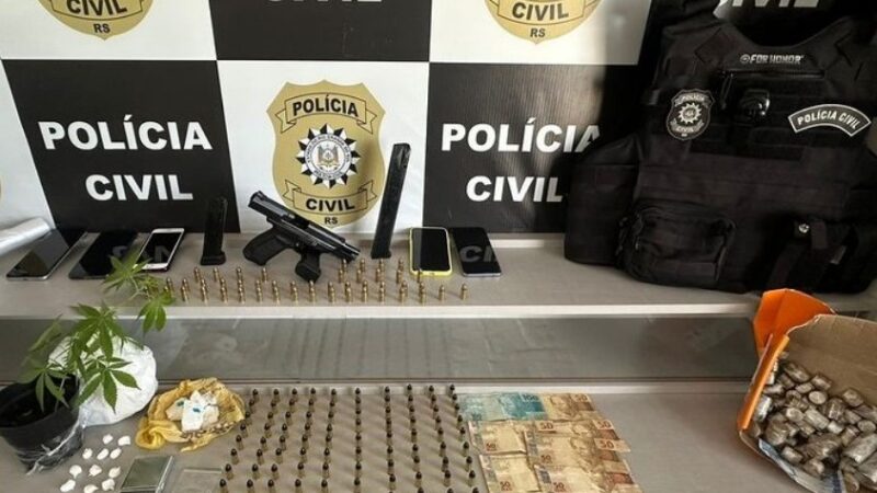 POLÍCIA CIVIL PRENDE DOIS HOMENS E UMA MULHER EM INVESTIGAÇÃO DE HOMICÍDIO OCORRIDO EM IMBÉ