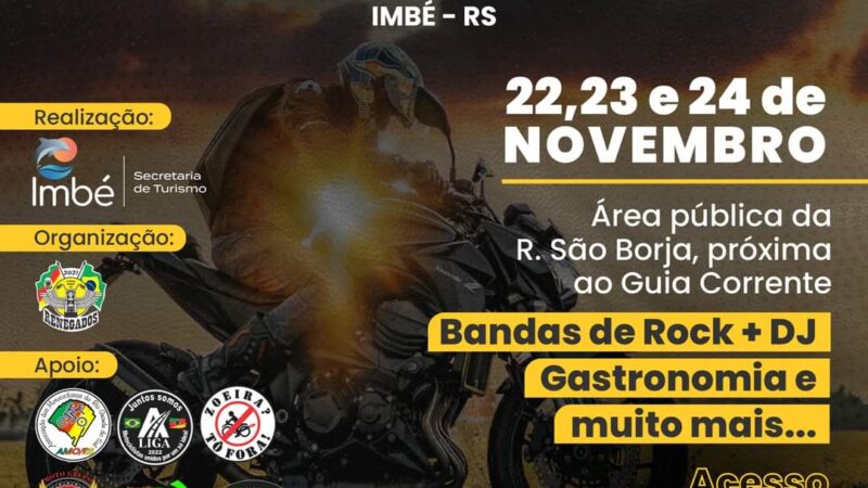 VEM AÍ A TERCEIRA EDIÇÃO DO BARRA MOTOS EM IMBÉ