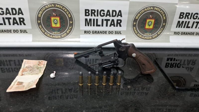 BM prende homem com arma em Imbé