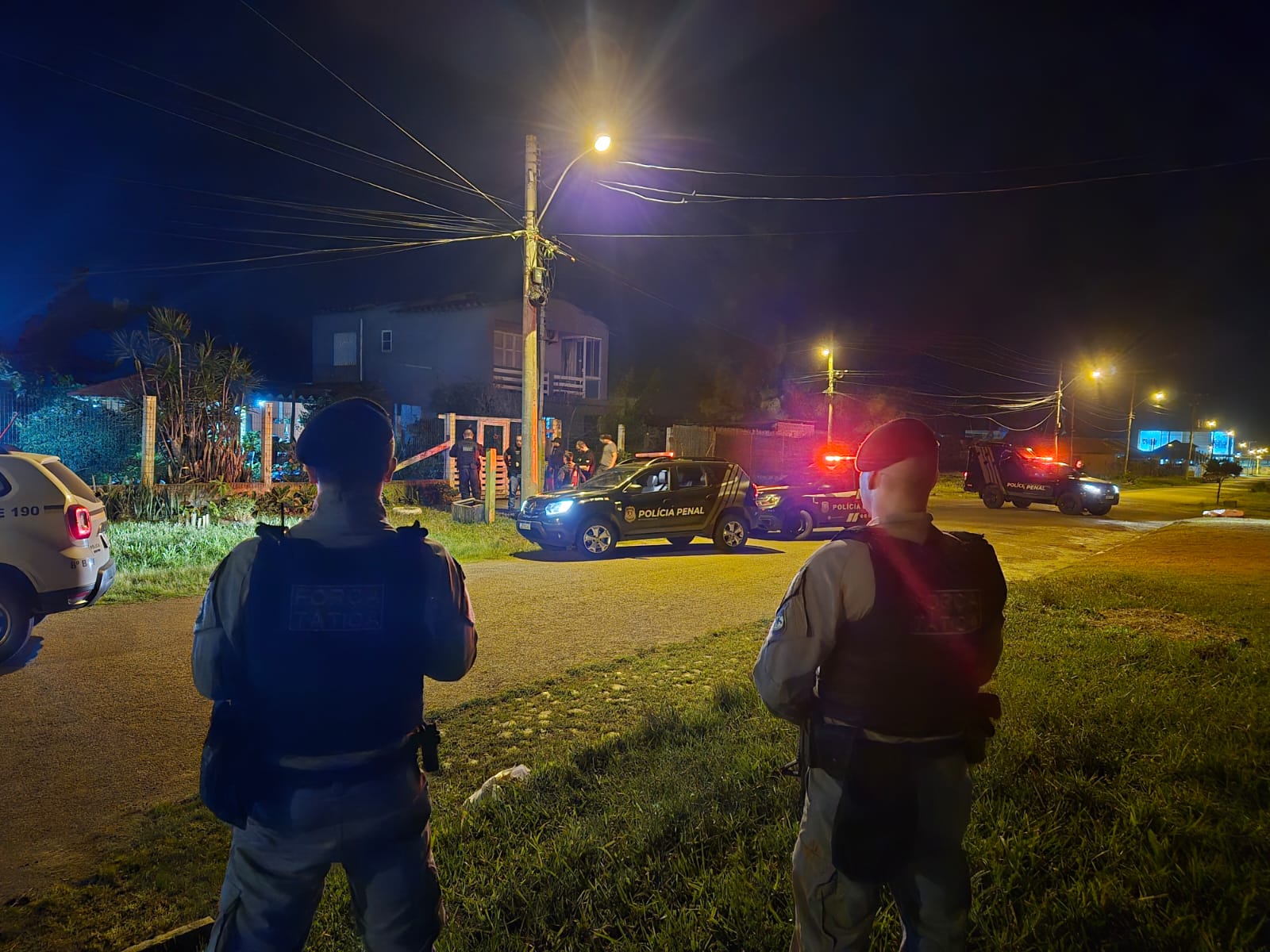 Brigada Militar, Polícia Civil e Polícia Penal realizam operação integrada em Cidreira