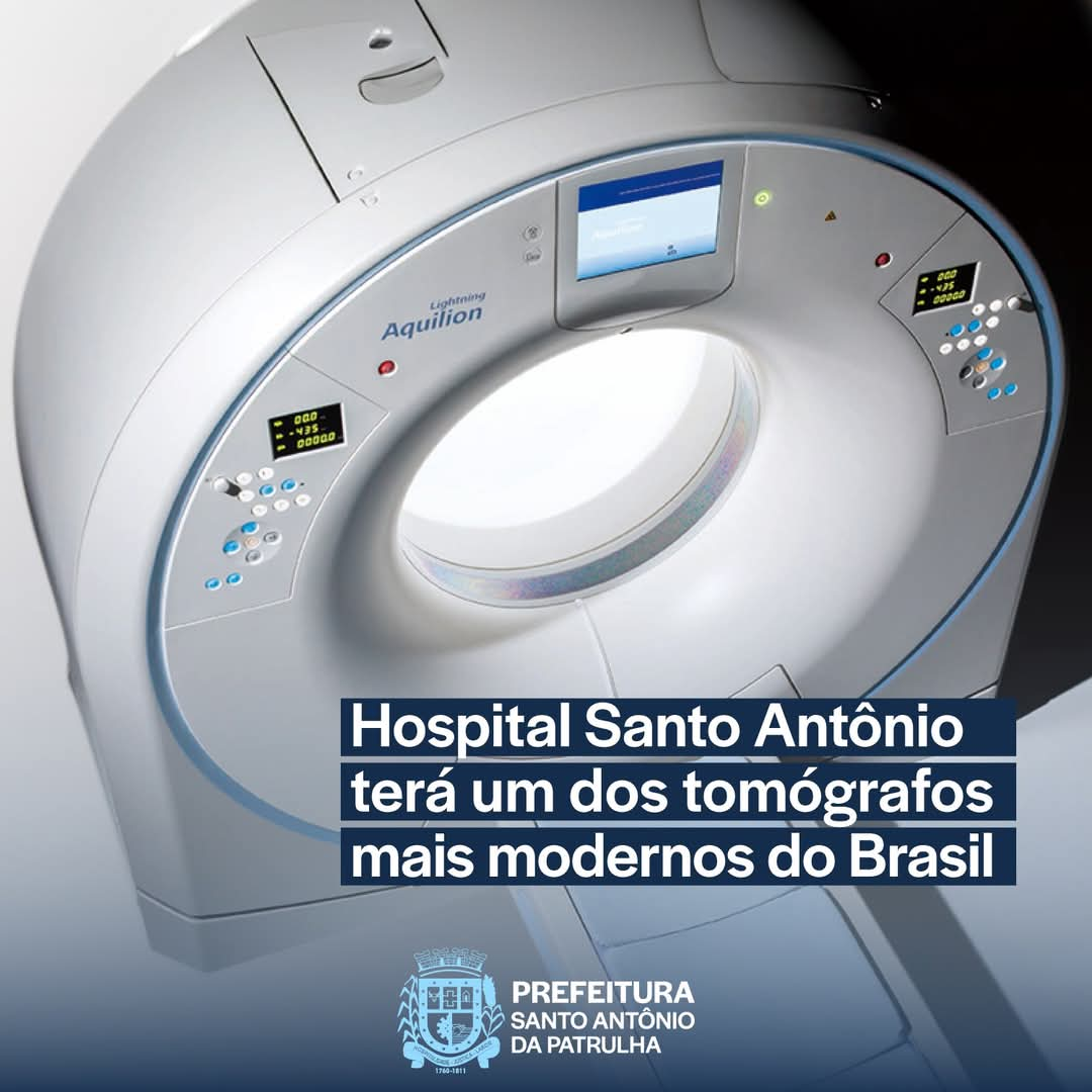 Hospital Santo Antônio terá um dos tomógrafos mais modernos do país