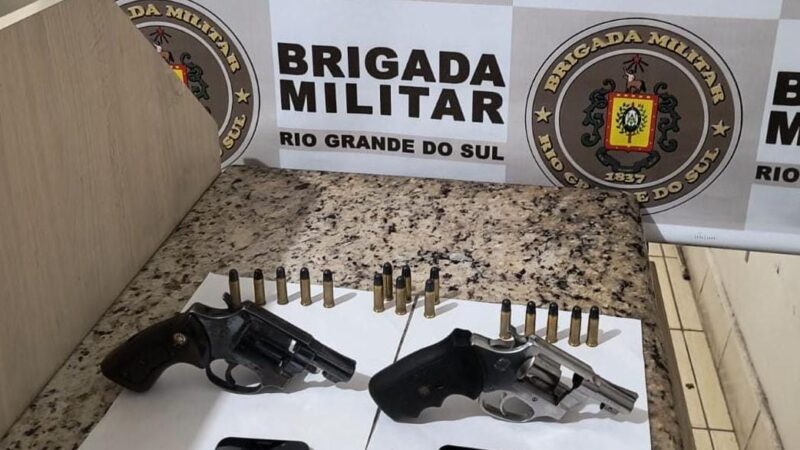 BM prende dois homens e apreende duas armas em Caraá