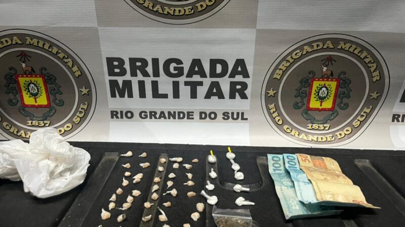 BM prende homem por tráfico de drogas em Cidreira