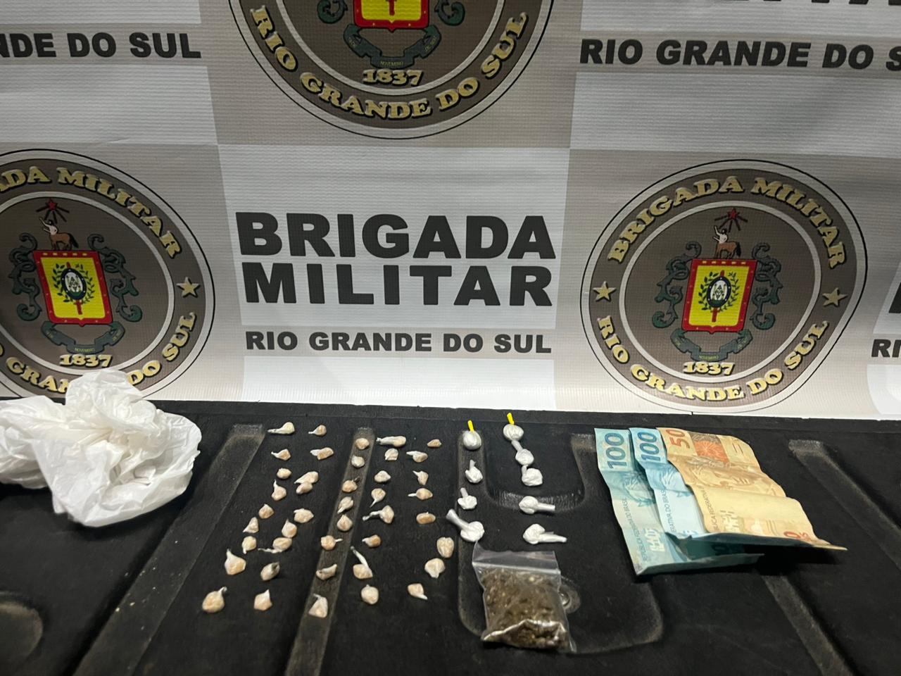 BM prende homem por tráfico de drogas em Cidreira