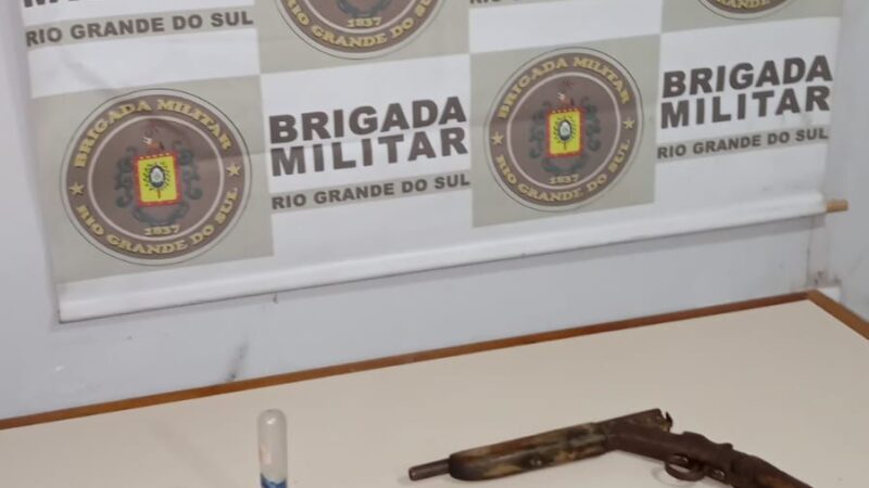 BM prende foragido por estupro de vulnerável com arma e drogas em Mampituba