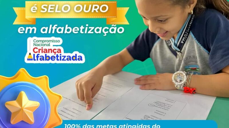 Tramandaí é Selo Ouro em Alfabetização