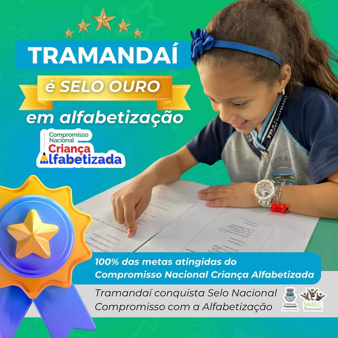 Tramandaí é Selo Ouro em Alfabetização