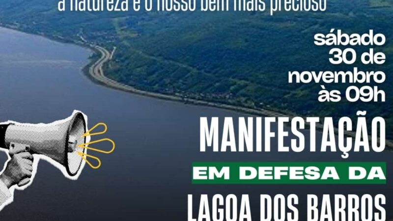 Manifestação em Defesa da Lagoa dos Barros mobiliza comunidade de Santo Antônio da Patrulha