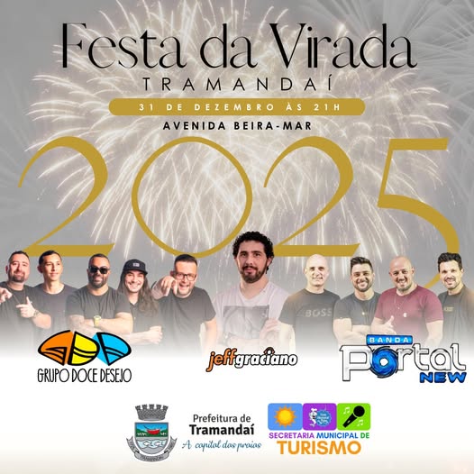 Festa da Virada em Tramandaí: Muita música, show piromusical, diversão e expectativa de grande público