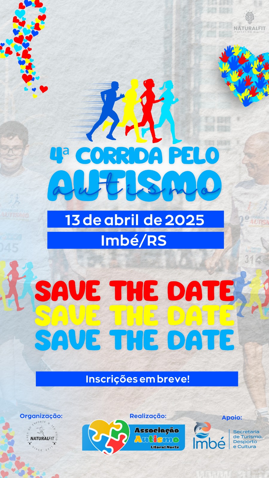 IMBÉ SEDIARÁ A 4ª CORRIDA PELO AUTISMO EM 2025