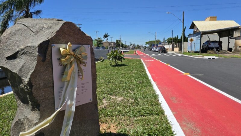 Av. do Riacho é mais uma obra do Transforma Torres entregue para a comunidade