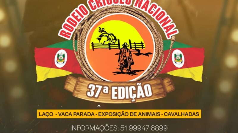 37º Rodeio Crioulo Nacional de Santo Antônio da Patrulha acontece nesta quinta-feira