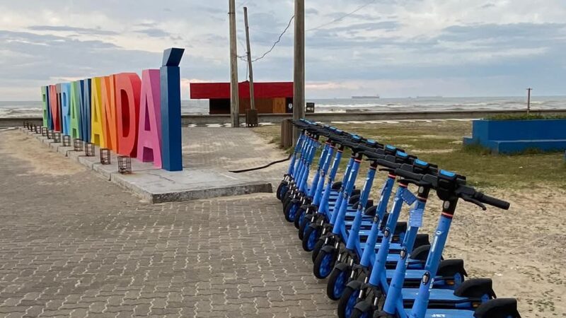 Tramandaí conta com estações de Patinetes Elétricos