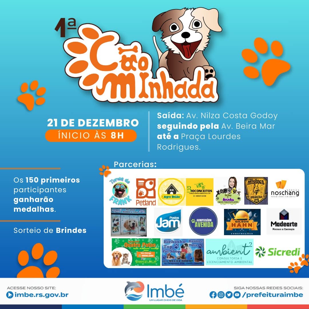 DEPAN FARÁ A PRIMEIRA CÃOMINHADA DE IMBÉ