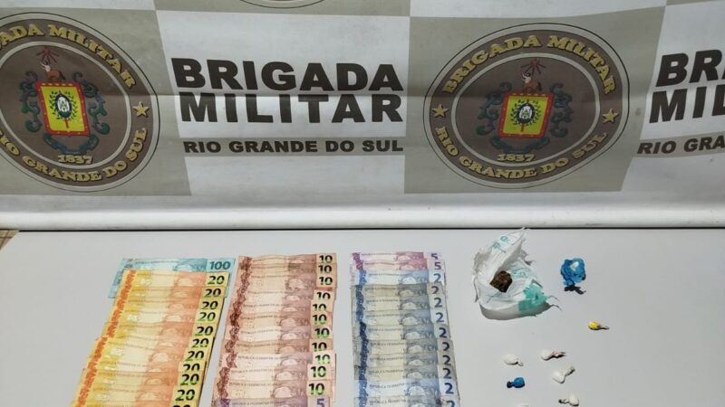 Brigada Militar prende dois homens por tráfico de drogas e receptação no Litoral Norte