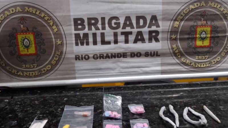 Brigada Militar prende homem por tráfico de drogas em Xangri-Lá