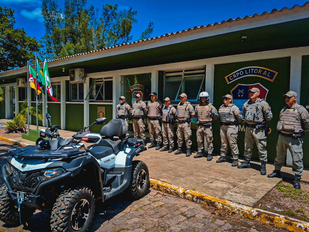 Brigada Militar vai utilizar quadriciclos no policiamento em praias do Litoral Norte