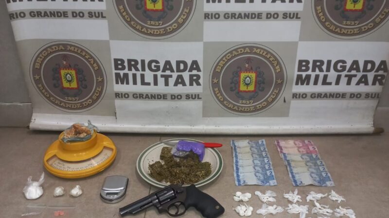 BM prende três homens e apreende armas e drogas em Torres e Capão da Canoa