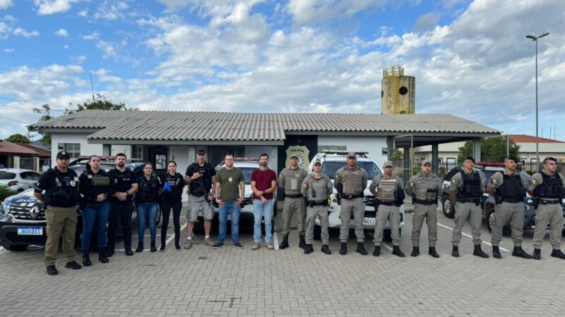 BM e PC realizam operação de saturação no distrito Atlântida Sul em Osório