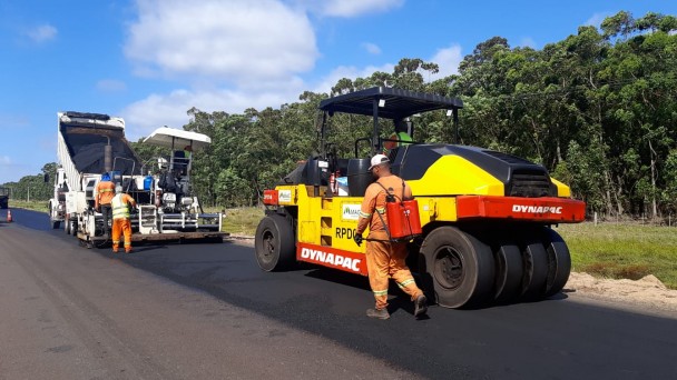 RSC-101 passa por obras de recuperação no litoral gaúcho