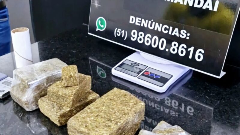 POLICIA CIVIL PRENDE DUAS PESSOAS EM FLAGRANTE POR TRÁFICO DE DROGAS EM TRAMANDAÍ