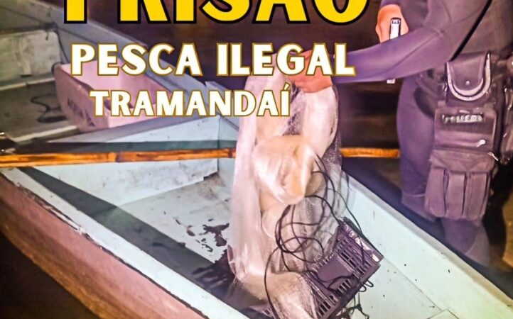Brigada Militar prende indivíduo por pesca ilegal na Bacia do Rio Tramandaí