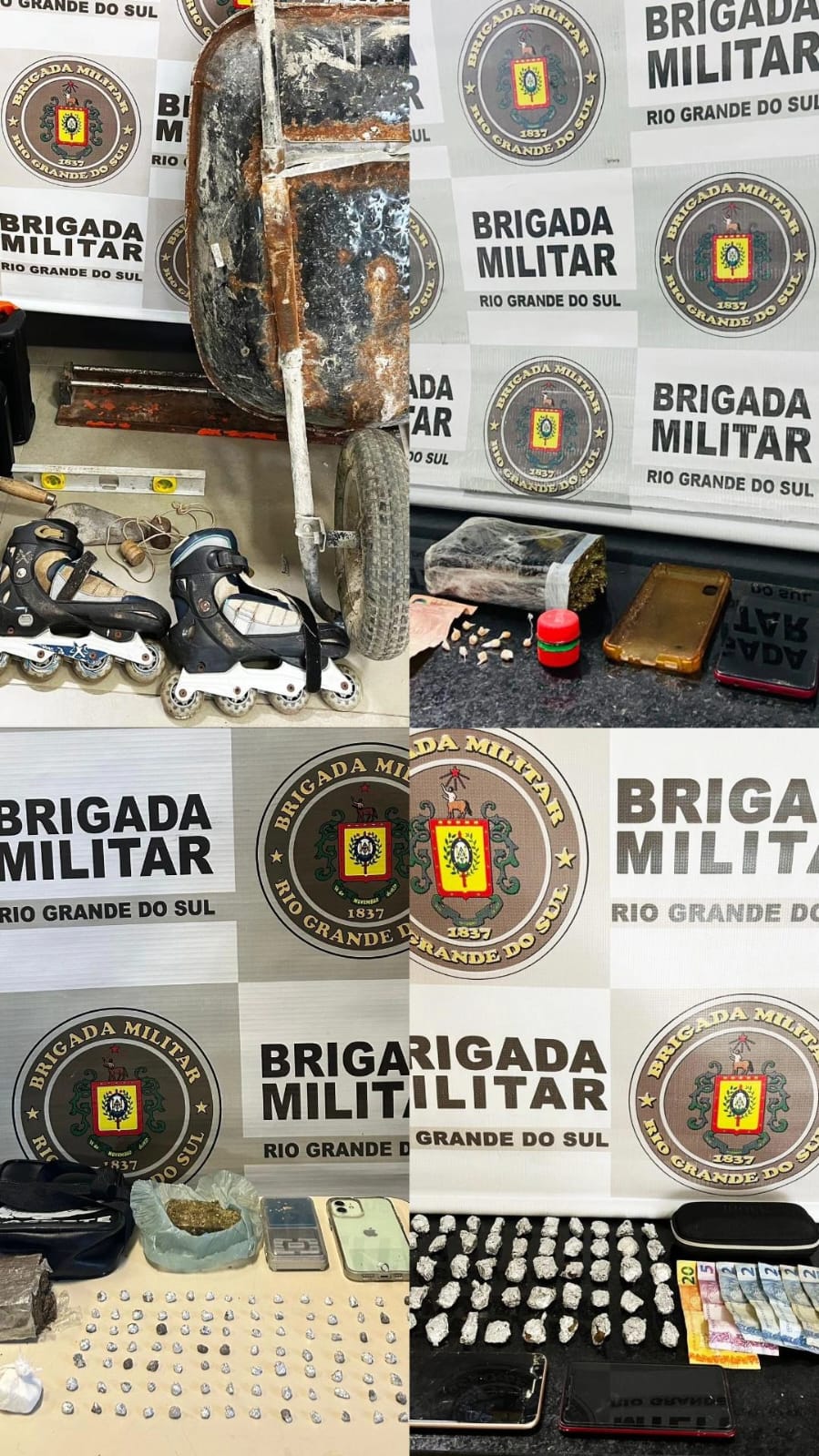 Brigada Militar realiza prisões e apreensões em municípios do Litoral Norte