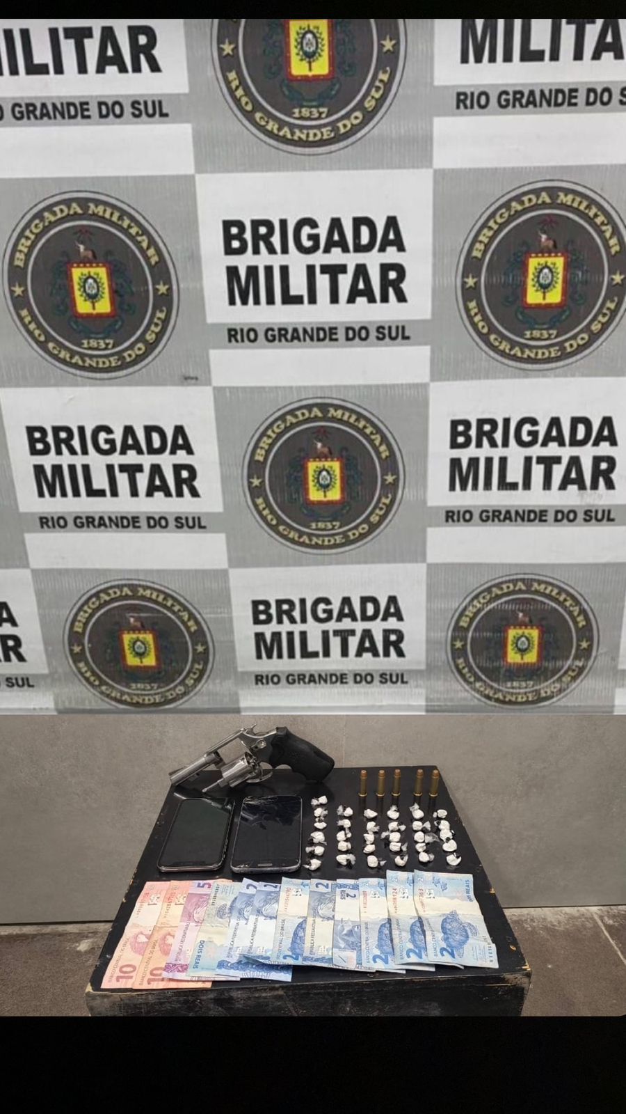 Operação Cerco Fechado: Brigada Militar realiza cinco prisões por tráfico de drogas e porte ilegal de arma no Litoral Norte