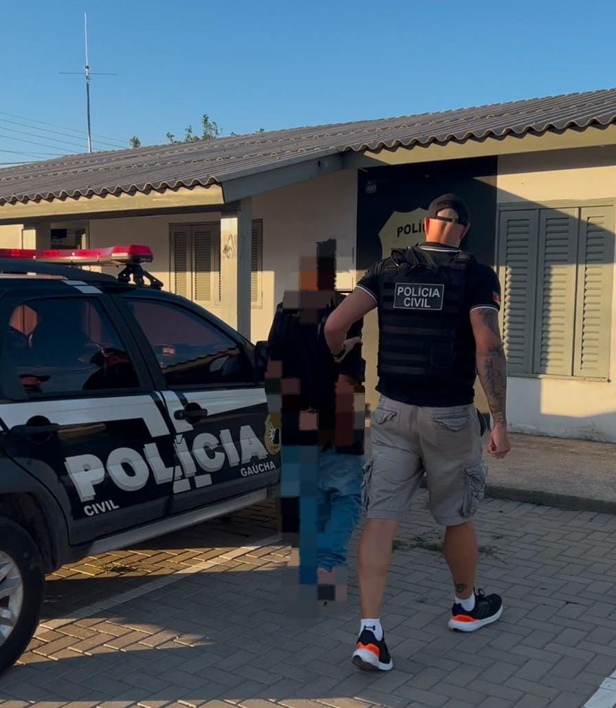 POLÍCIA CIVIL PRENDE SUSPEITO DE TORTURA CONTRA A FILHA EM OSÓRIO