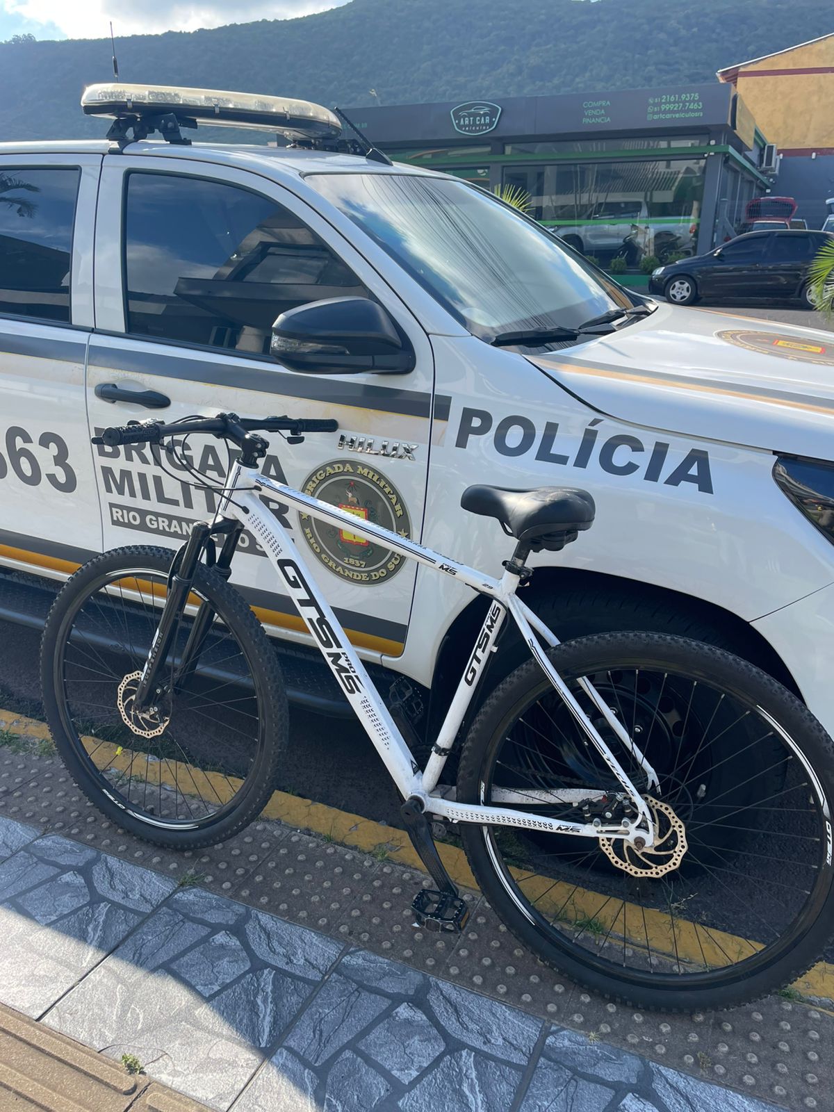 Brigada Militar prende homem por furto de bicicleta em Osório